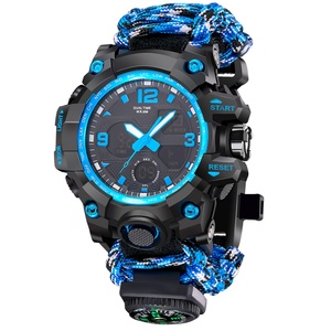 Dernière Montre de Survie Militaire Digitale Multifonctionnelle avec Hygromètre et Boussole pour Hommes - Product Image 5