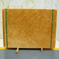 Losa de Piedra Ónix Amarillo Dorado Directo de Fábrica para Pared Decorativa Retroiluminada