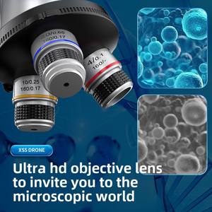 Microscopio Biológico Binocular <span class=keywords><strong>Profesional</strong></span> de 40-1600x, Popular para Experimentos Educativos en Escuelas Primarias y Secundarias - Product Image 4