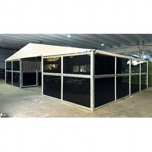 Establos Portátiles Temporales <span class=keywords><strong>para</strong></span> Caballos con Estructura Metálica, Puerta con Bisagras, 1 Año <span class=keywords><strong>de</strong></span> Garantía, Carpas Resistentes a Bajo Precio - Product Image 1