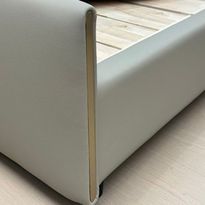 Cama King Moderna de Lujo con Tapicería de Cuero, Muebles de Dormitorio Personalizables, Garantía de 10 Años - Product Image 4