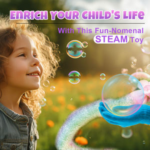 Kit de bulles intéressant pour les enfants jouant ensemble et jouets à bulles en plein air Kit de bulles géantes fait à la main jouet créatif pour les enfants - Product Image 3