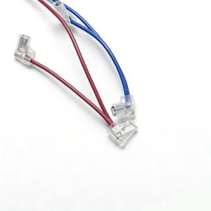 Kabel Terminal LED AC (Air Conditioning) Cold-Pressed 2 Pin, Kabel <span class=keywords><strong>Harness</strong></span> Kustom Berinsulasi untuk Sepeda Motor - Product Image 5