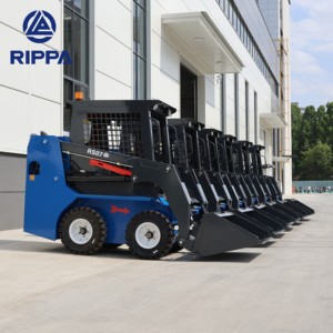 Ribpa pemuat kemudi Skidsteer Diesel, pemuat ujung depan beroda dengan CE - Product Image 4