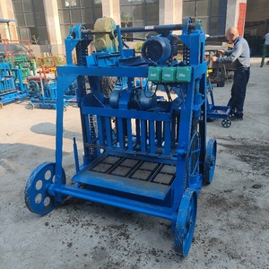 시멘트 콘크리트 블록 중공 벽돌 만들기 기계 인터록 포장 메이커 아프리카에서 사용 - Product Image 2