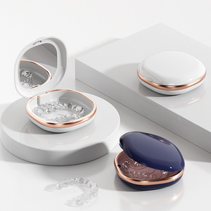 Dễ thương Slim aligner trường hợp Tương thích với <span class=keywords><strong>invisalign</strong></span> tùy chỉnh từ đóng cửa chỉnh hình răng giữ trường hợp - Product Image 4