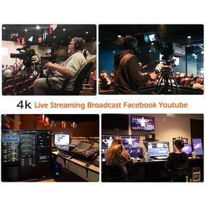 KUNUOMAGIC Codificador de Transmisión en Vivo 4K60p H.265 HD con Entrada <span class=keywords><strong>MI</strong></span> y Salida de Bucle para Grabador de Tarjeta SD, Metálico - Product Image 6