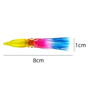 Yume 10 pz/borsa esca morbida <span class=keywords><strong>per</strong></span> calamari 8CM gonne <span class=keywords><strong>per</strong></span> calamari esche artificiali in gomma esche <span class=keywords><strong>per</strong></span> polpo <span class=keywords><strong>per</strong></span> tonno Kingfish - Product Image 2