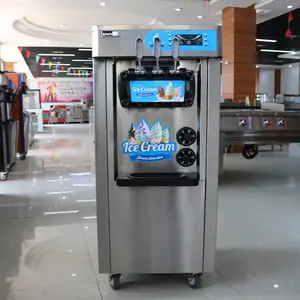 Máy làm kem giá trong Botswana/tự dịch vụ máy làm kem automatique