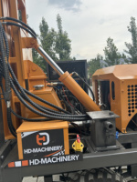 260m puits d'eau de forage forage camion monté roche Dth 65kw moteur Tricycle rotatif plate-forme d'eau Machine