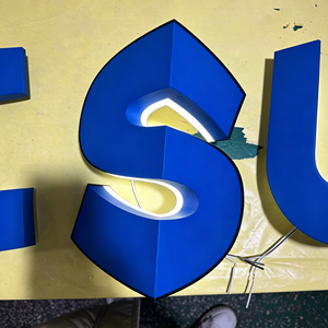 Lettres 3D en acier inoxydable personnalisées avec rétroéclairage LED pour la publicité, la décoration, les devantures de magasins, les réceptions, les murs - Product Image 3