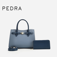 PEDRA Fabrikdirektverkauf Modische Damen Umhängetasche PU Handtasche Geldbörsen und Taschen
