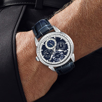 Montres pour hommes, mode, acier inoxydable de haute qualité, multifonctionnelles, entièrement automatiques, mécaniques, cadran en cristal saphir, 5BAR