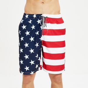 Pantalones Cortos de Surf Divertidos e Informales, Cintura Media, Largo hasta la Rodilla, 100% Poliéster, Decoración con Estampado, Estilo Surfista - Product Image 5