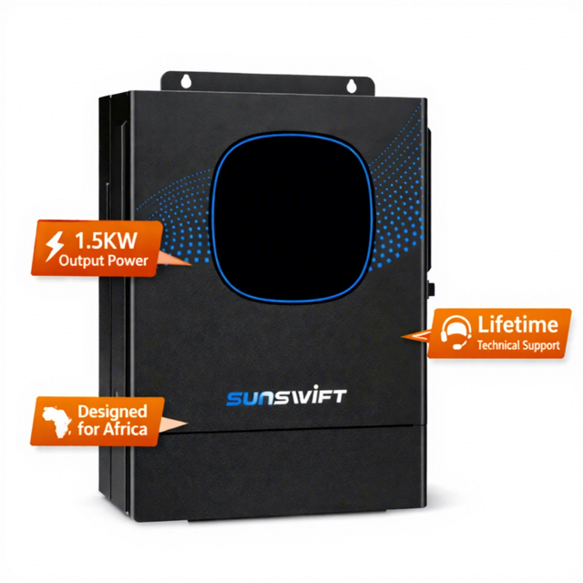 1.5KW 12V Hybrid Inverter 1kw MPPT Solar Inverter for Off Grid Home Systems | Bulk Order