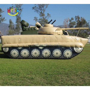 Tanque inflable de avión y coche de cebo, Camuflaje del desierto, panzer inflable - Product Image 1