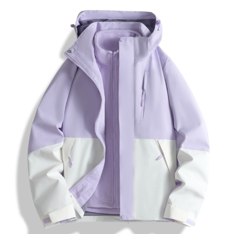 Neige douce, violet magique, blanc chaud.