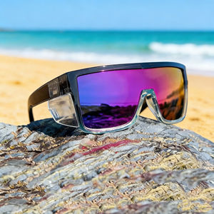 Lunettes de sécurité personnalisées de haute qualité en gros Z87 avec des verres en PC résistants aux chocs, lunettes de soleil de sport de plein air pour unisexe - Product Image 1