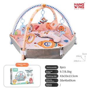 Grand tapis rampant de <span class=keywords><strong>jeu</strong></span> d'intérieur de vente chaude <span class=keywords><strong>avec</strong></span> le jouet de cadre de forme physique de barrière polygonale de bébé transfrontalière de piscine de boule d'océan - Product Image 6