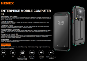 <span class=keywords><strong>Telefono</strong></span> Robusto H5 Android IP67 Impermeabile, Schermo da 5.5'', 32GB di Memoria, Scanner di Codici a Barre per Servizi di Corriere - Product Image 3