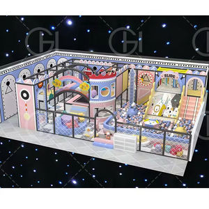 HG Château gonflable en peluche à haute capacité, toboggan de sécurité, fosse à balles, château malicieux, équipement de terrain de jeu intérieur pour enfants, 1 an - Product Image 4