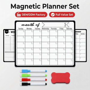 <span class=keywords><strong>Calendario</strong></span> <span class=keywords><strong>de</strong></span> Borrado en Seco Tamaño A3 para Refrigerador, Oficina, Escritorio, Tablero Magnético, Hoja Planificadora Mensual - Product Image 1