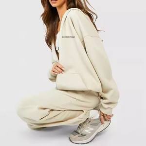 Oversized <strong>Zip</strong> up <strong>Hoodie</strong> Custom Embroidery Emboss Printing logo Street Wear <strong>Longline</strong> <strong>Hoodie</strong> <strong>Women</strong> Unisex Hoodies - Product Image 5