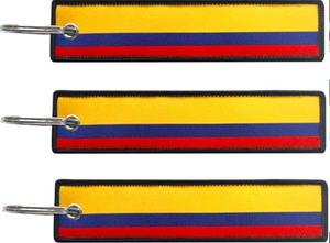 Juego de Regalo de Viaje en Oferta, Cordón, Pañuelo, Llavero, Parche con la Bandera Nacional de Colombia - Product Image 2
