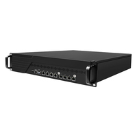 Zynshield 2U Rackmount OPNsense Firewall 8 dengan Dukungan LAN 2.5G, Bypass SFP+ 40Gbps, PSU Tunggal, VPN Nirkabel, Tersedia