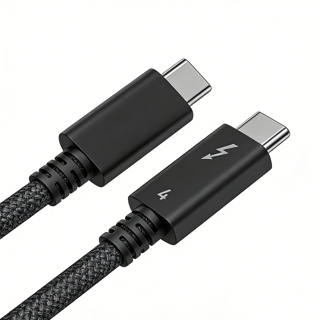 Thunderbolt 4 Cable 0.5m 0.8m 1m 2m, 40Gbps 240W Fast Charging USB C to USB C Cable Supports 8K/4K Displays for iPhone 16 Series