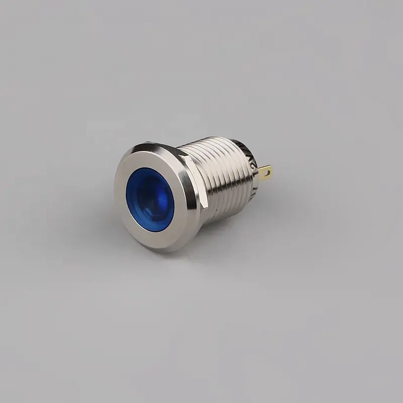 12-30mm Metal ou Plástico DC 24v Luz Indicadora LED Impermeável