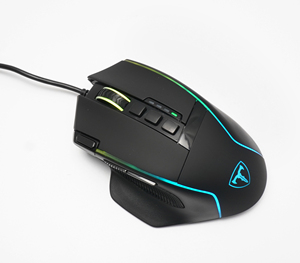 Mouse Gamer Ergonómico con Cable USB Tipo-C, Ajustable, con Luces LED RGB, para PC y Laptop, 14400 DPI, para Jugadores TGM309-2 - Product Image 1