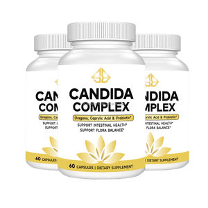 Cápsulas de Orégano y Probióticos OEM para la Desintoxicación de Candida, Apoyo a la Salud Intestinal y Digestiva, 60 Unidades para Adultos - Product Image 1