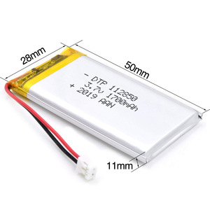 大容量充電式3.7Vリポバッテリー<span class=keywords><strong>1700mAh</strong></span>リチウムポリマー電池セル、家電、おもちゃ、電動工具用 - Product Image 4
