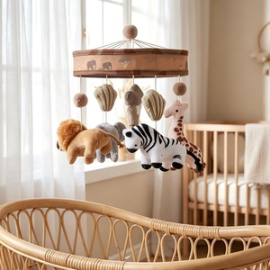 <span class=keywords><strong>Mobile</strong></span> de <span class=keywords><strong>lit</strong></span> bébé en peluche, animaux de la <span class=keywords><strong>jungle</strong></span>, décoration suspendue pour berceau, cadeau de naissance, girafe, zèbre - Product Image 1