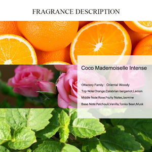 UNIQUE AROMA <span class=keywords><strong>Coco</strong></span> <span class=keywords><strong>Mademoiselle</strong></span> Huile de parfum intense, désodorisant d'air, parfums concentrés à l'orange, liquide, marque de créateur, Dubaï - Product Image 2