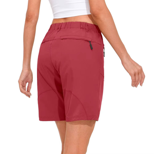 Pantalones cortos de golf informales de cintura alta de poliéster/algodón con aspecto deportivo transpirable para mujer - Product Image 5
