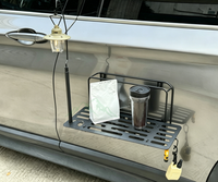 Accessoires 4x4, table pliable magnétique pour porte de voiture, table pour hayon de véhicule, automobile, installation facile pour le camping