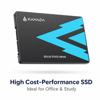 Disco de Almacenamiento Interno SSD SATA III de 2.5 Pulgadas, 256GB, 512GB, 1TB, de Alta Relación Calidad-Precio, para Trabajo Diario de Oficina y Estudio
