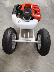 Cortacésped de gasolina <span class=keywords><strong>con</strong></span> <span class=keywords><strong>ruedas</strong></span>, de 2 y 4 tiempos, <span class=keywords><strong>con</strong></span> motor de empuje manual, <span class=keywords><strong>desbrozadora</strong></span> - Product Image 3