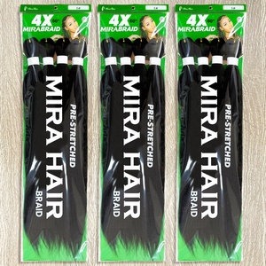 Extensions de <span class=keywords><strong>cheveux</strong></span> synthétiques pré-étirés de 60 pouces, 4 pièces dans un pack, fibres Afro Yaki douces, tresses Jumbo Box - Product Image 1