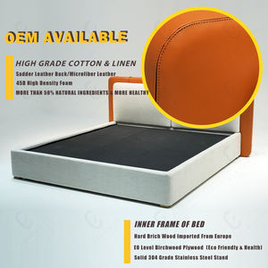 <span class=keywords><strong>Lit</strong></span> moderne de première classe tête de <span class=keywords><strong>lit</strong></span> en tissu de cuir Sadder nouvelle génération <span class=keywords><strong>lit</strong></span> pour chambre d'enfant garçon - Product Image 2