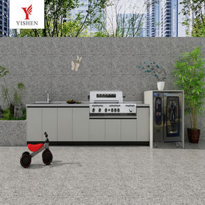 Îlot de Barbecue Intégral Personnalisé Cuisine d'Extérieur Grill Modulaire Meuble de Barbecue en Acier Inoxydable Ensemble de Placards Complet - Product Image 2