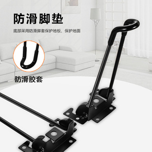 Thickened <b>Metal</b> Folding <b>Table</b> <b>Legs</b> Support For Kang Bed <b>Coffee</b> <b>Tables</b> Outdoor Camping Furniture Accessories - Product Image 4