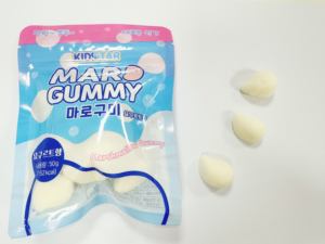 Embalaje personalizado aireación gomoso caramelo en forma de gota de lluvia malvavisco amargo afrutado amargo sabor leche/gelatina de uva al por mayor - Product Image 3