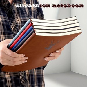 สมุดบันทึกปกแข็งหนังสั่งทำพิเศษ ขนาด A4 A5 A6 สำหรับธุรกิจ 100 แผ่น หนาพิเศษ เหมาะสำหรับเป็นของขวัญ - Product Image 6