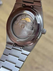 Montre à quartz pour homme de luxe Tissots PRX de marque supérieure, cadran dégradé simple, cadran noir, étanche, bracelet en acier inoxydable, Reloj - Product Image 5