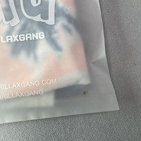 Sacs en plastique givré CPE biodégradable avec fermeture éclair, personnalisables avec logo, pour vêtements, t-shirts, maillots de bain – Vente en gros