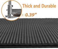 MMG Tapis de lit écologique pour chat Double couche inférieure imperméable et facile à nettoyer Tapis de litière pliable pour chats Protège le sol