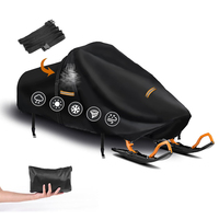 Housse de protection universelle pour motoneige Polaris, grande, remorquable, imperméable, robuste, en tissu Oxford 420D, pour l'extérieur